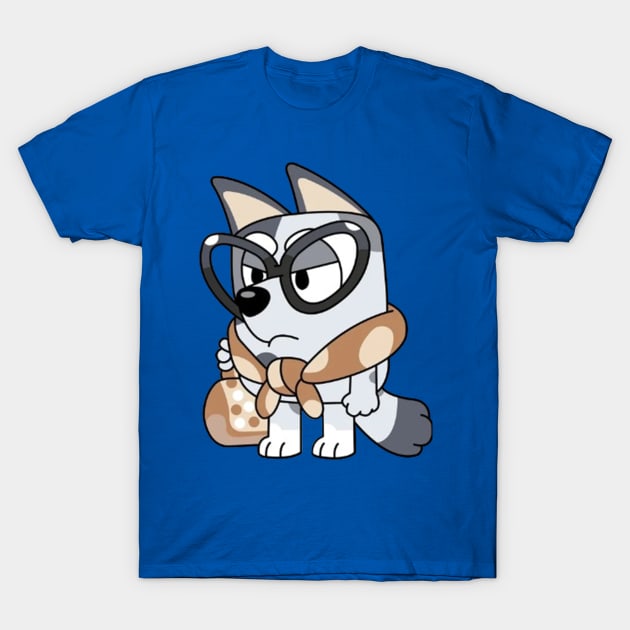 Muffin Bluey T-Shirt by VILLAPODCAST